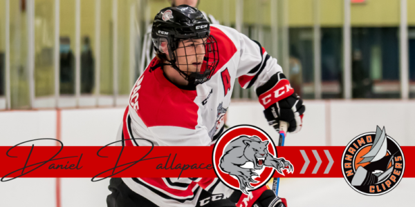 Dallapace signs with the BCHL’s Nanaimo Clippers as an affiliate player
