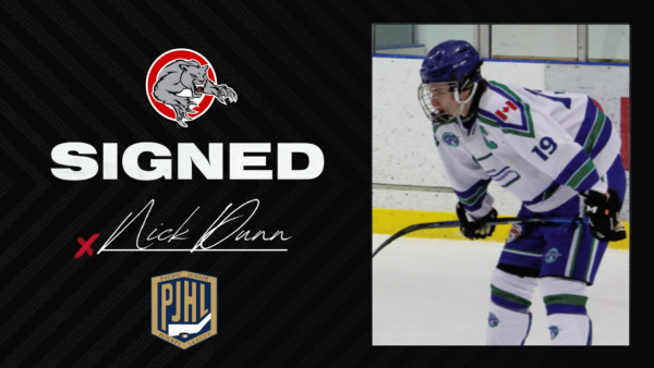 North Van Minor Hockey Association forward Nick Dunn signs with the Panthers