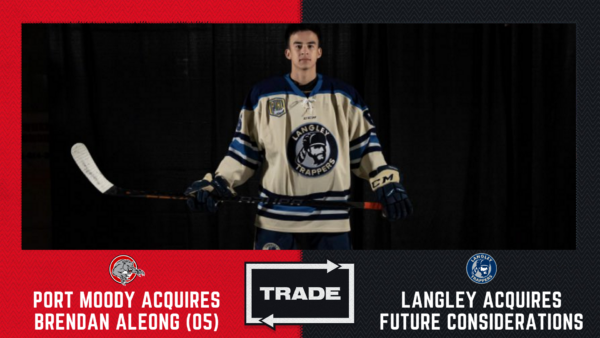 Panthers acquire Brendan Aleong from Langley for future considerations